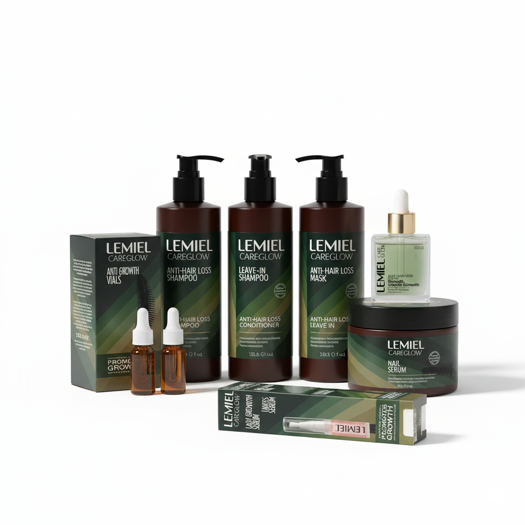 Complete Hair, Lash & Nail Care Set